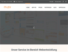Tablet Screenshot of it-lev.de